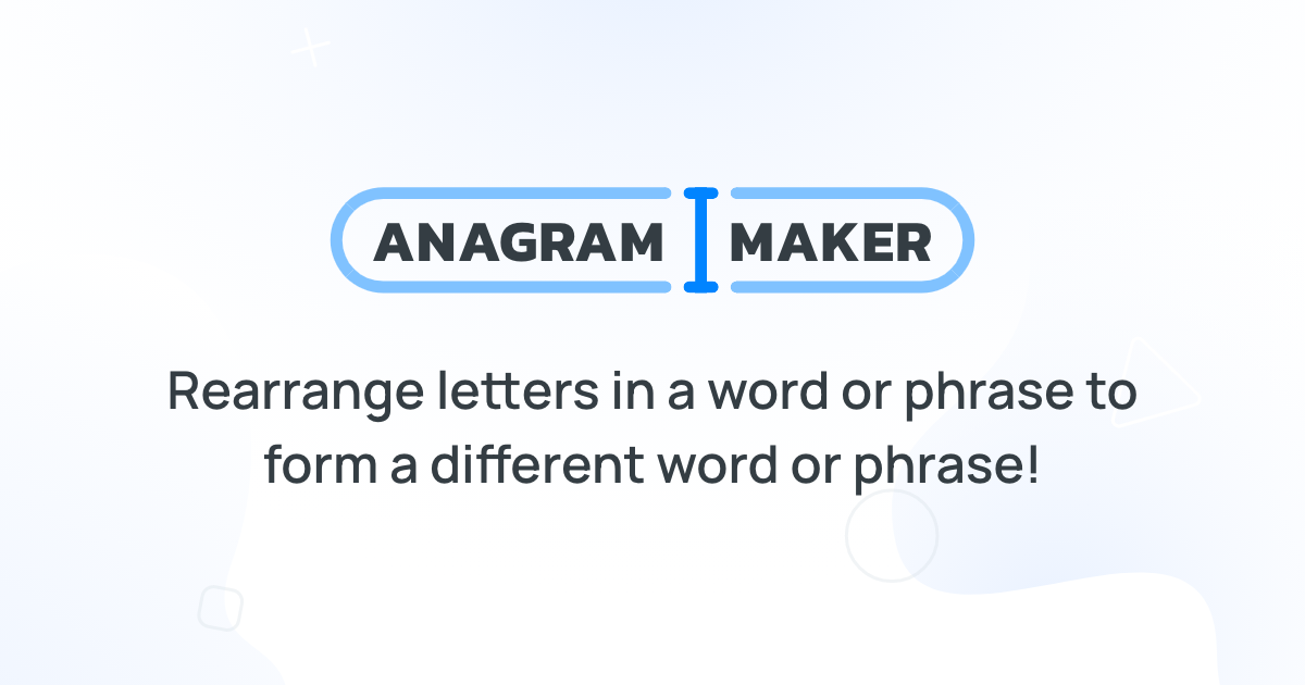 anagrammaker.com